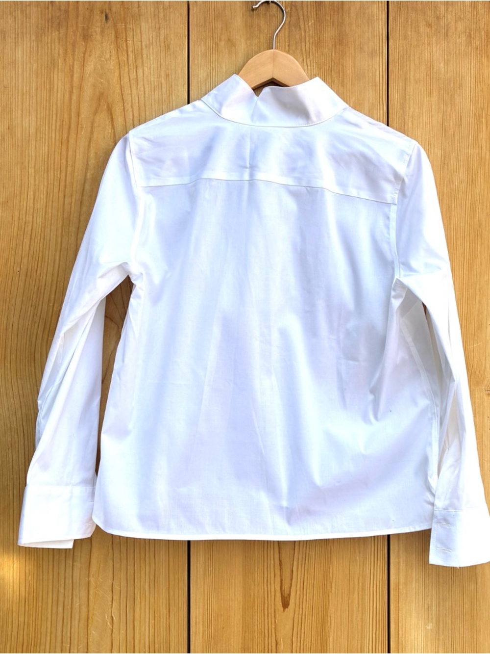 Talbots NWT White Non-Iron Popover Sz MP - Picture 7 of 7